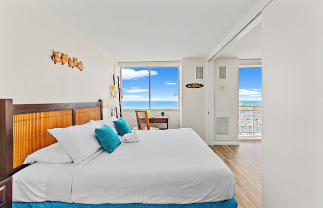 Ocean View 1BR at Ilikai Marina - Foto 3