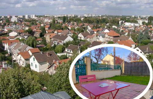 Petite Maison hyper calme proche RER, à 2 arrêts du Stade de France, 25min Paris centre, proche, Disney, Astérix, CDG - Foto 2