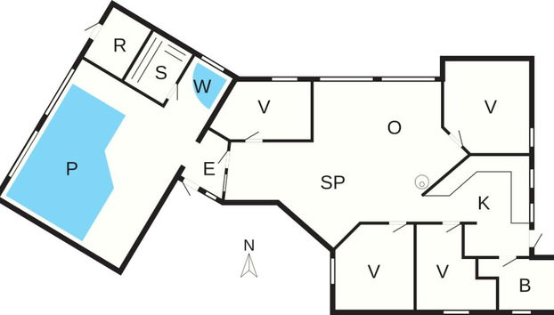 8 Person Holiday Home in Gilleleje-by Traum - Foto 3, Plano