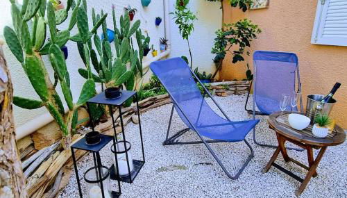 Le MARINE Rez de Jardin direct Plage Parking Privé Climatisé - Foto 2