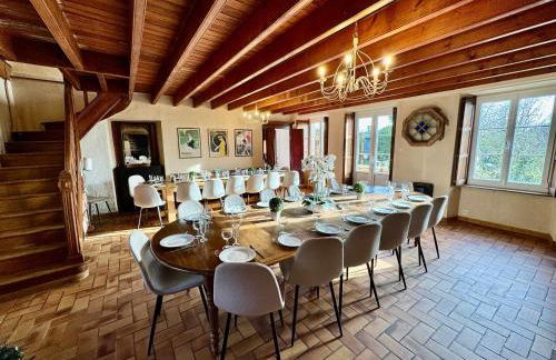 La Clef Decamp La Longère 1750 Hambye piscine grand jardin - Foto 21