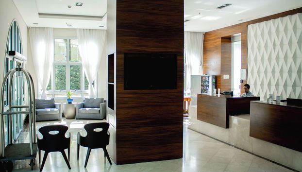 Sitzecke in der Lobby