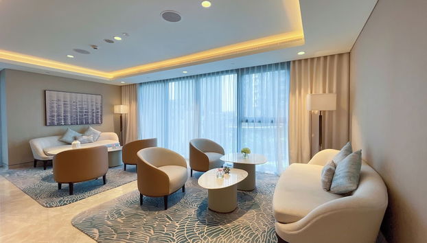 Zona de estar del vestíbulo