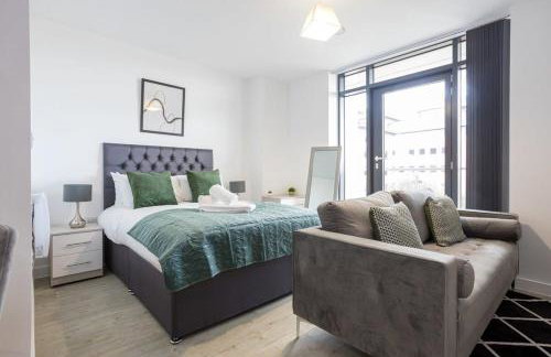 Modern Studio with Balcony in Manchester - Foto 7