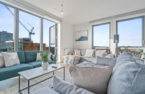 Luxury Penthouse Wembley Stadium Sleeps 10 and Parking - Foto 40