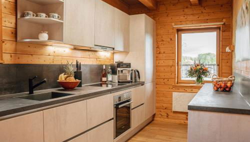 Ferienholzhaus Füßmann im Ahorntal - Foto 4, stove, dishwasher