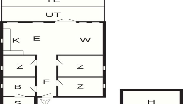 6 Person Holiday Home in Romo - Foto 4, Plano