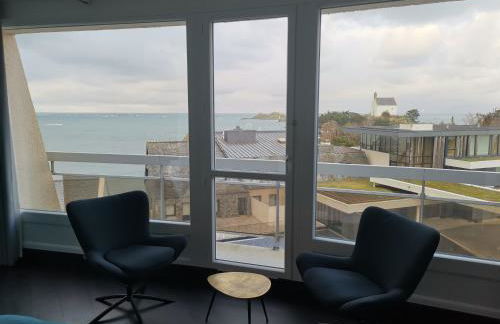 T2, vue mer panoramique, 2 min à pied de la plage - Foto 9