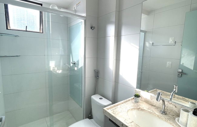 Melhores Flats - Agradável perto do mar - Foto 13