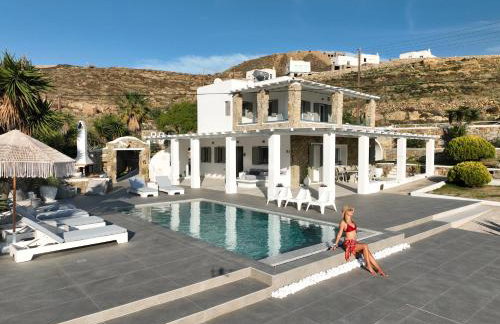Villa "Kalli" with private pool - beachfront - Kalo Livadi - Foto 10
