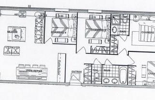 Tignes-8-10 personnes-4 chambres-parking - Foto 13