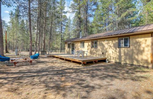 1 Mi to State Park Peaceful La Pine Cabin with Deck - Foto 21