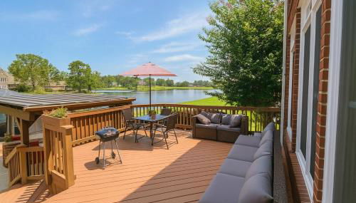 Lakefront Home for Families and Groups - Private Pool, BBQ, Paddle, Fishing - Foto 4, Garden