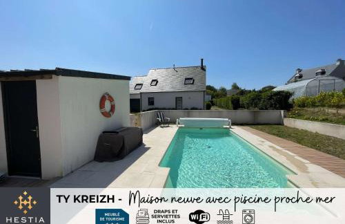 TY KREIZH - Maison neuve avec piscine proche mer - Foto 1