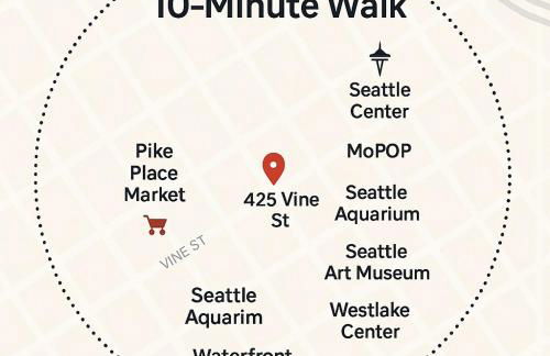 Designer Penthouse Space Needle View & Walk to Everything - Foto 19