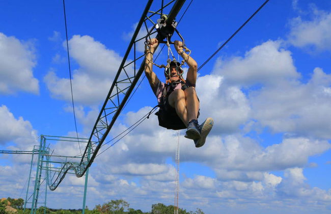 Tyrolienne au parc Selvatica - Photo 6
