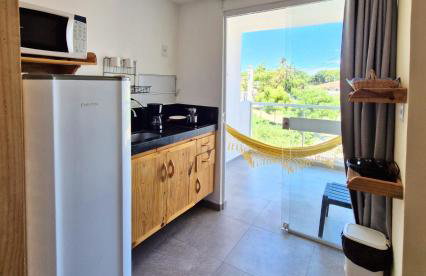 MSFlats Paripueira praia varanda c rede cozinha Wifi Ar split - Foto 31