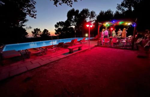 Gîte Lavande vue Luberon 33 hectares piscine Spa Sauna au cœur de Provence - Foto 28