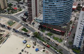 AP frente a praia São Vicente, pé na areia! Bem localizado, Arejado, Promoção! - Foto 20