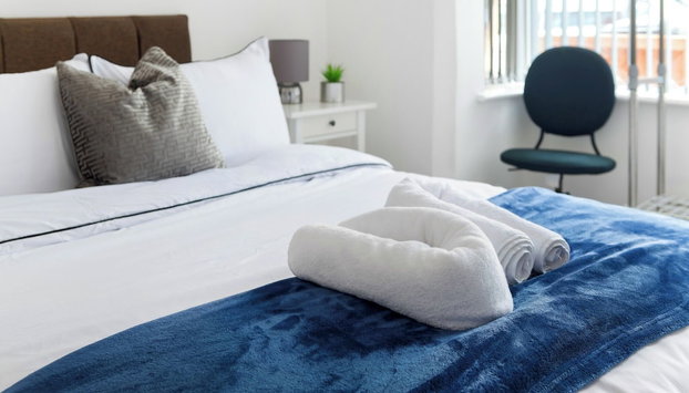 Leicester/1bedapart/petsok/wifi/tv/amenities - Foto 5, Habitación