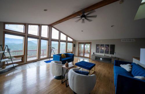 Starry Mountain Manor! Infinity Swing, Decks, Spa - Foto 3