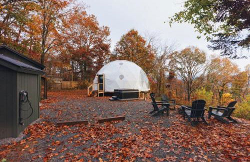 Asheville Luxury Glamping Dome - Mountain Views, and Hot Tub! - Foto 9