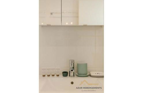 Cagnes Centre 4 pers, terrasse parking - Foto 11