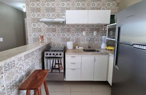 Areias do Mar Aconchegante e Tranquilo com Varanda - Foto 6