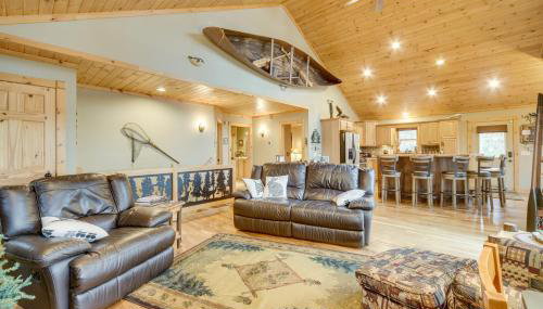 Benoit Lake Escape! Luxe Northwoods Cabin - Foto 3