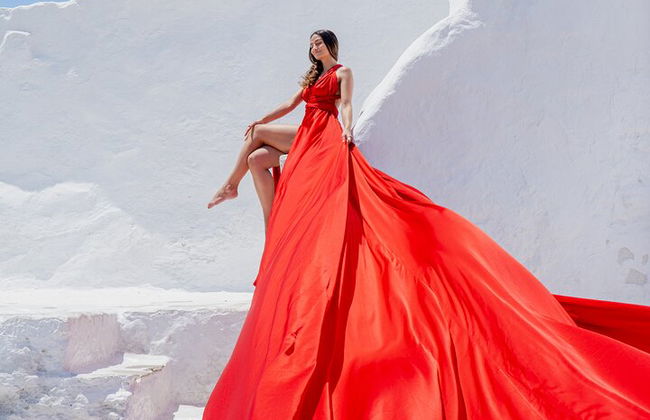 Flying Dress Mykonos sesión de fotos - Foto 7