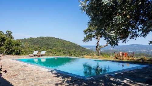 Mas provençal avec piscine chauffée, tennis, pétanque, vue mer, 20 min St Tropez - Foto 1