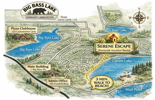 Serene Escape at Big Bass Lake & Pool Access - Foto 3