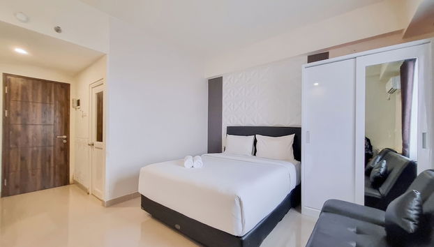 Comfortable Studio At Altuz Seturan Yogyakarta Apartment - Foto 3, Habitación