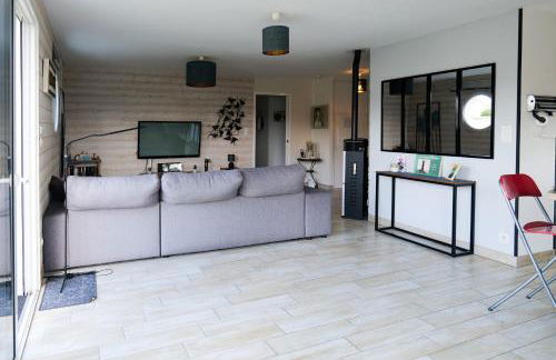 Jolie maison en bois à 2 kms de la plage de Brem Sur Mer - 6 personnes - Foto 10