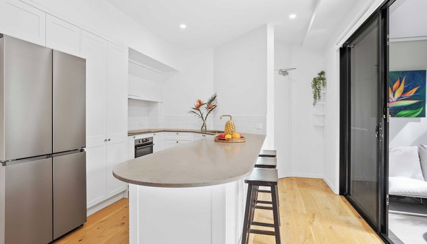 Private Burleigh Retreat a Walk to Beach - Foto 5, Cocina privada