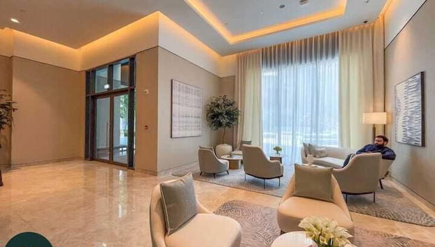 Zona de estar del vestíbulo