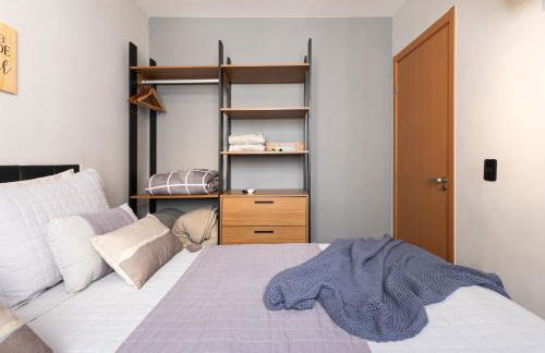 Flats Praia Uberlandia - Apt próximo ao Praia Clube - Area de lazer com Portaria 24 horas, piscina, academia, brinquedoteca, churrasqueira e áreas verdes para caminhadas - Foto 66