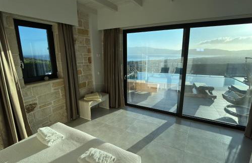 Paleokastro Villas with Private Heated Pool, Top Views - Next To Center - Top WiFi - Foto 46