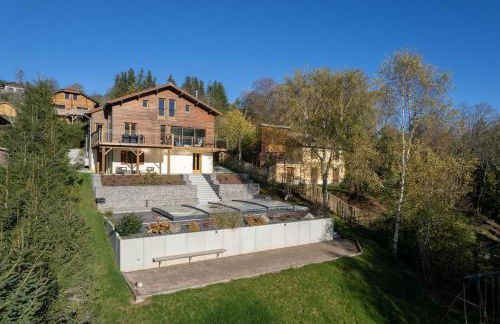 Le Cerf, chalet cocooning avec piscine et billard - Foto 31