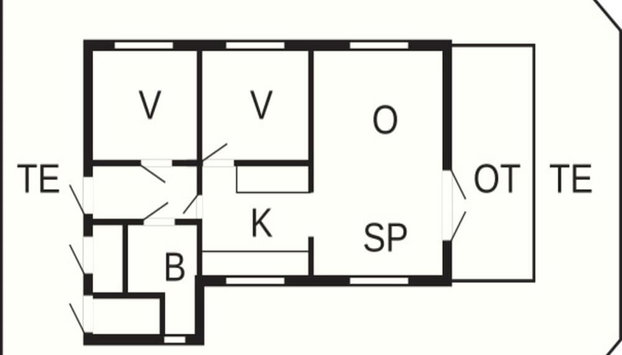 6 Person Holiday Home in Hurup Thy - Foto 4, Plano
