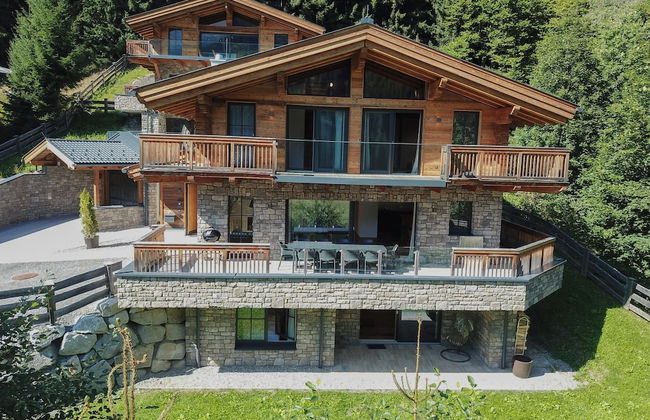 Chalet in Saalbach With Panoramic Sauna - Foto 21