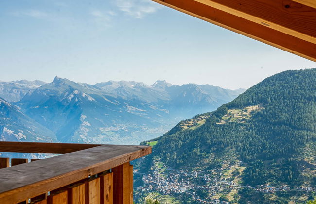 T-Resort La Tzoumaz 4p8 vue vallée - Foto 16