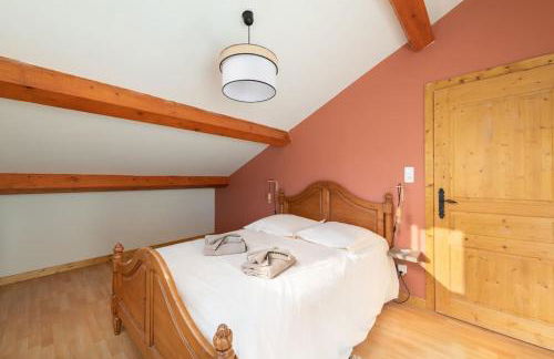 Le Cerf, chalet cocooning avec piscine et billard - Foto 14