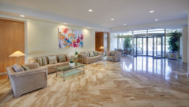 Zona de estar del vestíbulo