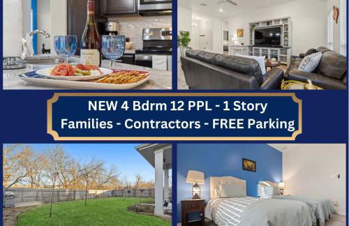 NEW Temple House - 12PPL - Families, Groups, Insurance - Quiet Street, 5 Mi To Meta, BS&W, UMHB Pets OK, FAST Wi-Fi FREE Parking - Professionally Managed By Stay Albatross Furnished Rentals - Foto 1