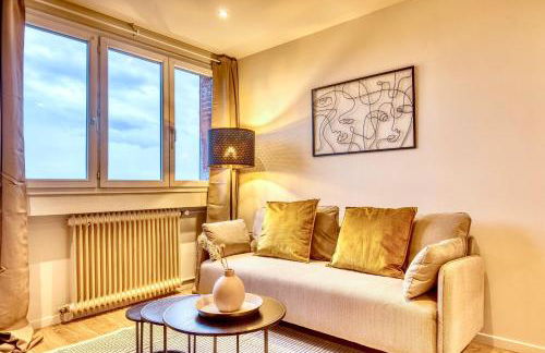 Le Panoramique - Grand T2 métro B Oullins - Foto 25