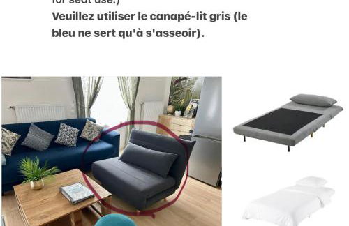 Cosy Apartment - Parking, Garden,10mn from Disneyland! - Foto 7