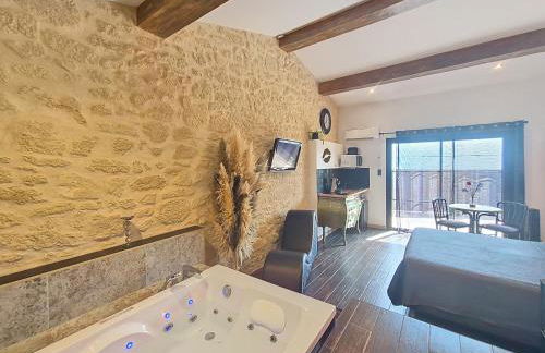 Le Lovy , Studio indépendant avec Jacuzzi - Foto 13
