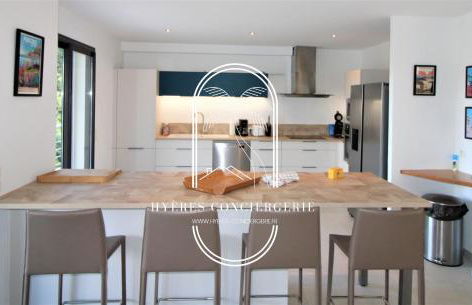 Villa l'Arbanaise vue mer piscine presqu'Ile Giens BY HC - Foto 4