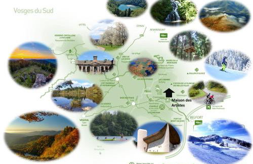 Le Phoenix - gîte 15 personnes parc naturel Vosges Saônoises - Foto 48